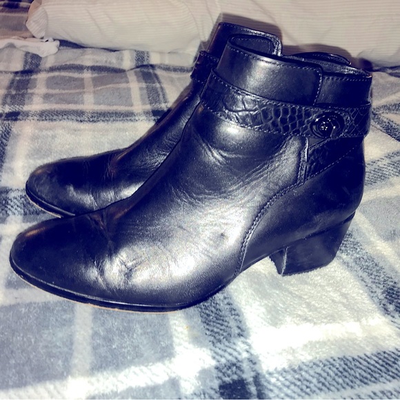 Size 6.5 Womans Coach Booties - Picture 1 of 6